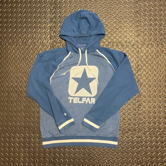 TELFAR X CONVERSE Blue Hoodie - Picture 1 of 4